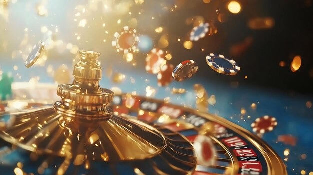 Live roulette wheel broadcast from HD studio